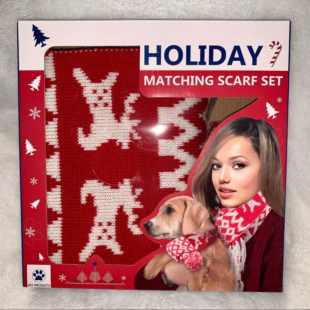 Dog and Parent Matching Scarf Set